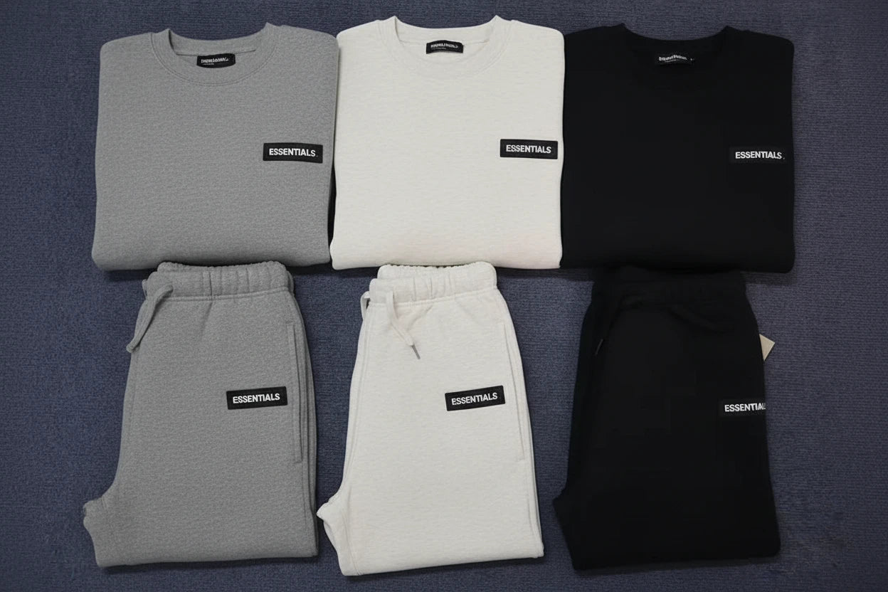 2026Brand Sweater Ropa Sweatshirt Ess Essentials Luxury Designer Tracksuit Sweat Pants and Jogger Hoodie Essential Set for Men LuxeLash Studio