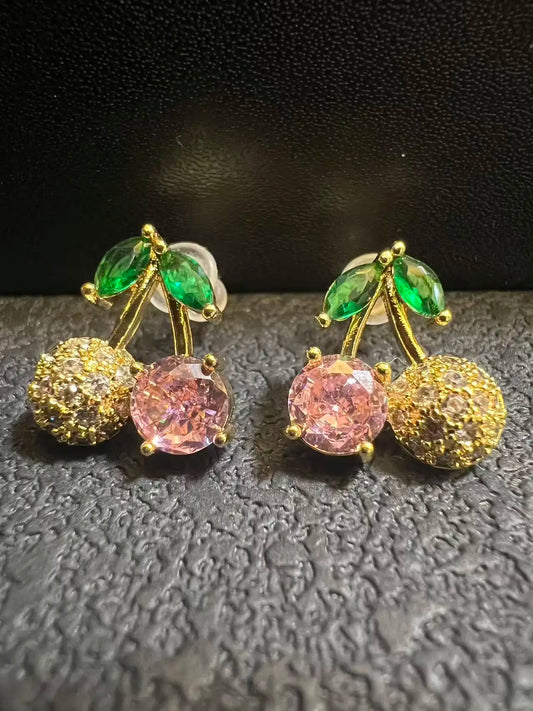 Nugget Heart  Stud Earring 18K Gold plated 12x11mm LuxeLash Studio
