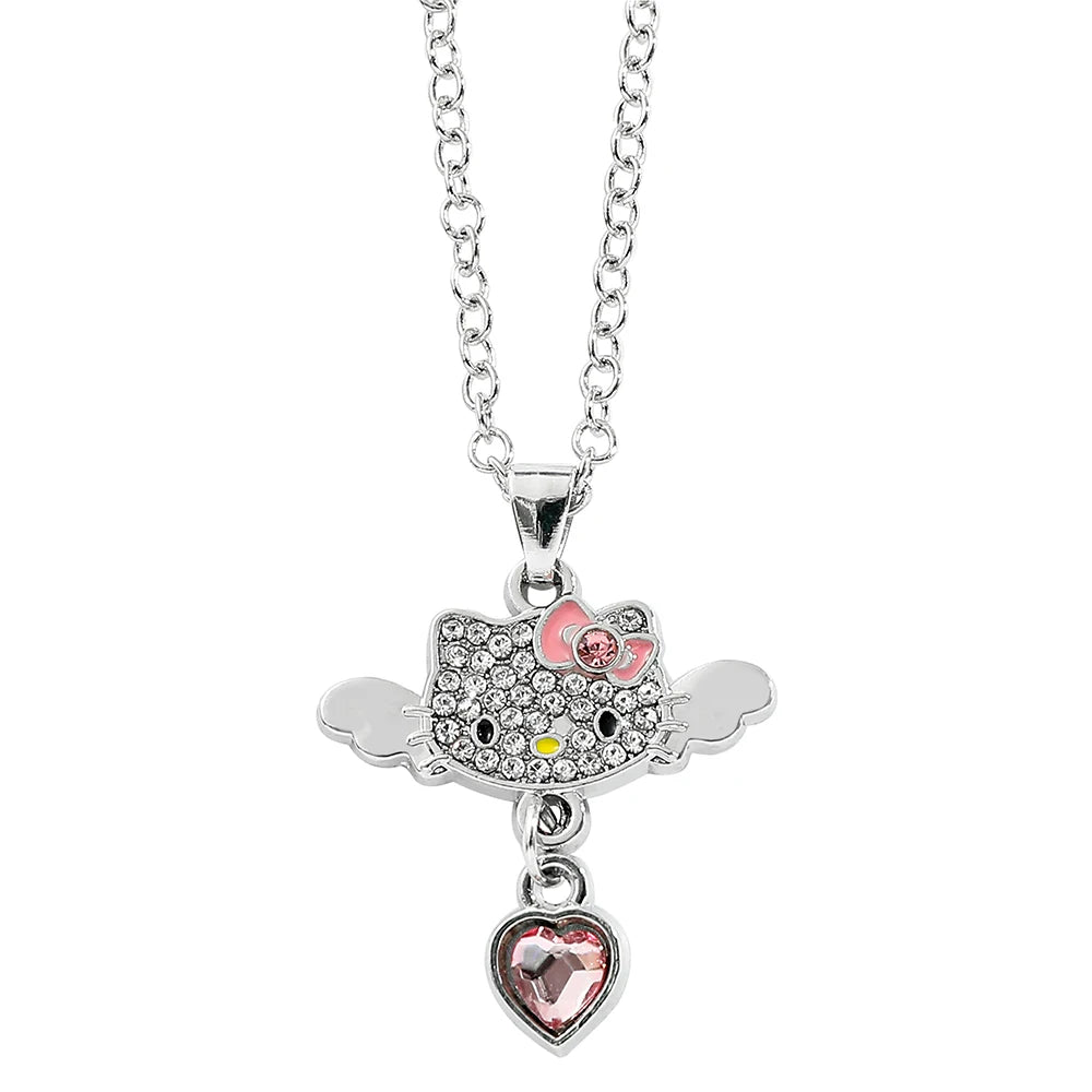 Cute Cartoon Hello Kitty Pendant Necklace, Adorable Design, Birthday Party Gift for Women LuxeLash Studio