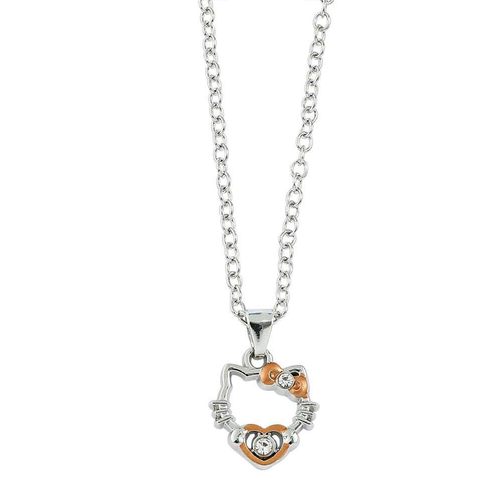 Cute Cartoon Hello Kitty Pendant Necklace, Adorable Design, Birthday Party Gift for Women LuxeLash Studio