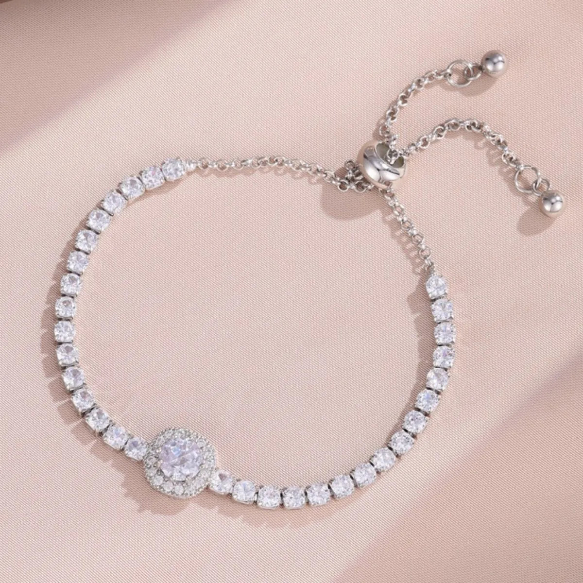 Light luxury Inlaid Zircon Bracelet for Women Fashion Titanium Steel Non fading Bracelet Jewelry Set LuxeLash Studio