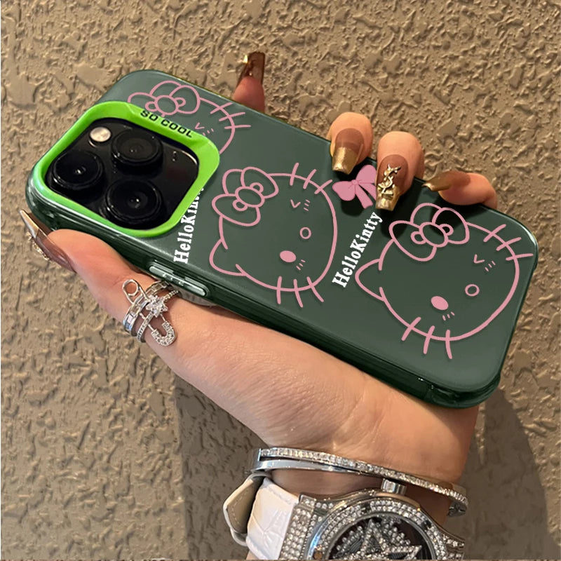 Hello Kitty Artistic Lines Case for Xiaomi Redmi Note 14 13 12 11 10 9 8 Pro Plus 14S 12S 11S 10S 9S Redmi 14C 14R 13C 12C 11A LuxeLash Studio