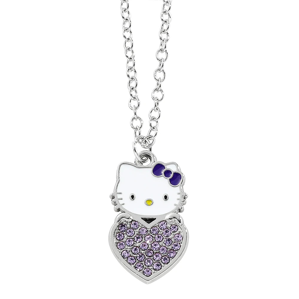 Cute Cartoon Hello Kitty Pendant Necklace, Adorable Design, Birthday Party Gift for Women LuxeLash Studio
