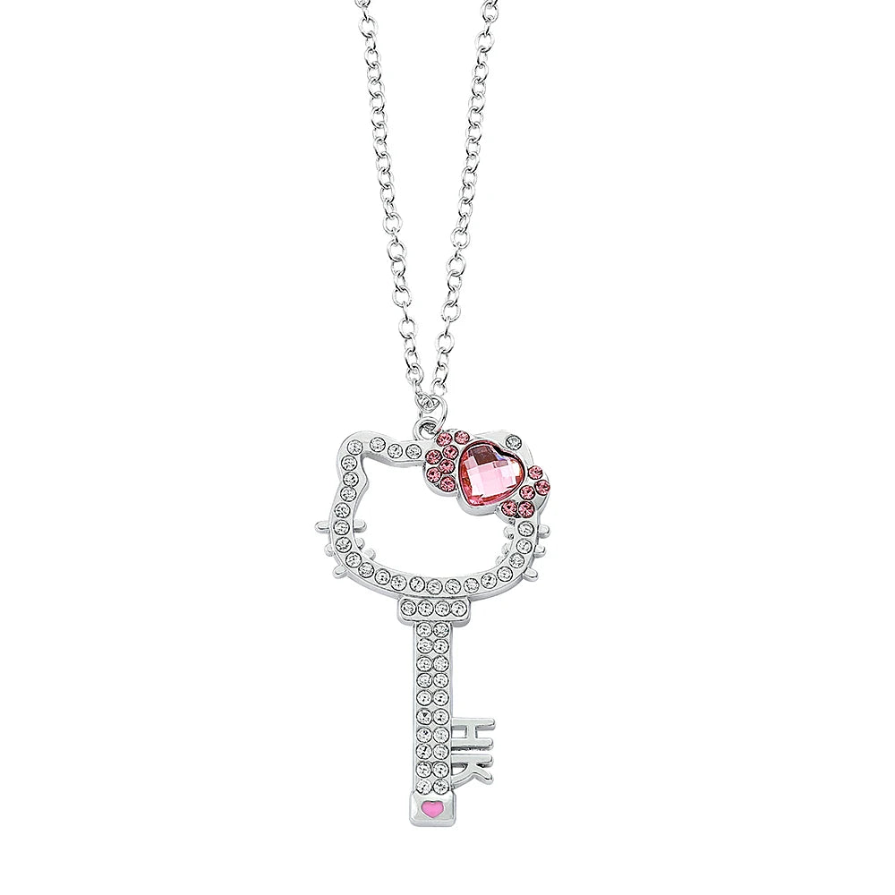 Cute Cartoon Hello Kitty Pendant Necklace, Adorable Design, Birthday Party Gift for Women LuxeLash Studio
